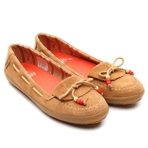 Vans‎ Surf Alpaca Apple Cinnamon moccasins Flats Slip On Shoes Size 6 Tan…